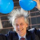 Richard Blaikie, a physicist, may have his work cut out keeping his hair under control. PHOTO:...