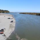 Whitebaiters on the Taramakau River on the West Coast. PHOTO: GREYMOUTH STAR