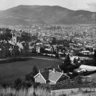 The Arthur Street School infants building (bottom centre) as it appeared in 1902. Photo: Te Papa