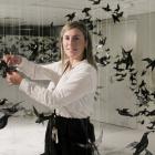 He Waka Tuia Art + Museum co-manager Gemma Baldock at the Titi installation, one of the most...