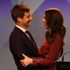Prime Minister Jacinda Ardern and fiance Clarke Gayford. PHOTO: GETTY IMAGES