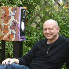 Tex Houston is proud of his latest venture, Tex Tone art speakers. PHOTO: GREGOR RICHARDSON