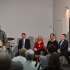 At a meet the candidates meeting at the Musselburgh Baptist Church last month are Taieri...