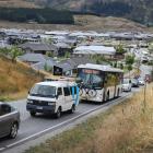 Drivers backed up in Queenstown suburb Shotover Country. Road transport accounts for 39% of the...