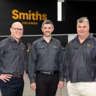 Smiths chief executive Tony Allison (left) and chief operating officer Scott Dawson and Polar...