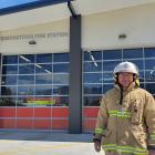 Queenstown Chief Fire Officer Terry O’Connell outside the refurbished station on 
...