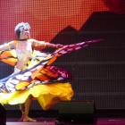 Belly dancer Bee Sadala performs at the RenewArt 2020 showcase at the Queenstown Events Centre on...
