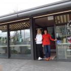 Managing to stand in the entrance to Wanaka’s just opened independent book shop ‘‘The Next...