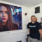 Award-winning New Zealand portrait artist Stephen Martyn Welch relaxes in his Wanaka studio ahead...