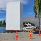 This giant structure's been erected on Queenstown's waterfront ahead of what's expected to be...