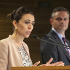 Labour leading, Greens in the background. PHOTO: THE NEW ZEALAND HERALD