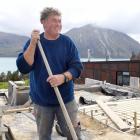 Omarama builder Bill Adams is determined to work towards rebuilding Lake Ohau. PHOTOS: STEPHEN...