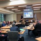 Independent governance expert Bruce Robertson (left) and independent evaluator Richard Thomson...