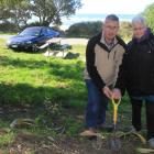 Lynette and John Bates, of Dunedin, have been beautifying a picnic spot beside State Highway 1...