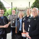 Looking forward to next Saturday’s Oamaru Hospital open day are (from left) Waitaki District...