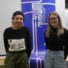 Otago Polytechnic design students Zoe Morehu (27), of Hamilton, and Courtney Forbes (20), of...