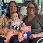 Dunedin mum Sam Gittoes (left), who gave birth to baby Addison (7 months) during Covid-19...