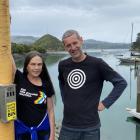 Port Chalmers community advocate Kilda Northcott and West Harbour Community Board member Duncan...