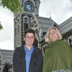 Otago University Students' Association new supervisor of the year Alana Alexander (left) and...