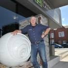 Design and Garden Landscapes director Wayne Butson outside his St Andrew St office in Dunedin....