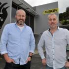Greg and Mark Fahey outside their new Bison offices in Kaikorai Valley Rd. PHOTO: GREGOR...