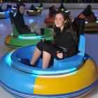 Friends Eva Lloyd and Jack McKnight, both of Dunedin,  had a go in the bumper cars at the 
...