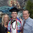 The Morrison family (from left), Sarah, Cory and Ross. Photo: Gerard O'Brien