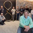 Sir Ian Taylor and some of his team at Animation Research's Dunedin offices. PHOTO: GERARD O’BRIEN
