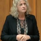 Invercargill list MP Liz Craig speaks in support 
of drug checking legislation.PHOTOS: SUPPLIED