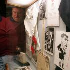 Sir Colin Meads, who was inducted into the New Zealand Sports Hall of Fame in 1990, visits the...