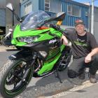 MotoXtreme Kawasaki owner Kevin Dougherty with a Kawasaki Ninja 400cc, a popular choice among...