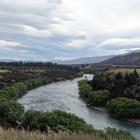 The Clutha River at Maori Point, where a new cycle trail between Wanaka and Cromwell may run...