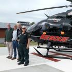Saying thank you to those responsible for creating the helipad at Maniototo Hospital in Ranfurly...