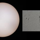 Several solar spots were visible last weekend, including one that was larger than Earth. PHOTOS:...