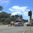 The incident occurred at about 11.40am on the corner of Gala and Kelvin Sts. Photo: Abbey Palmer