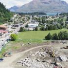 The site of the new Te Pa Tahuna housing development in Queenstown has been cleared for action...