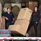 Southern Furniture Movers owner and managing director Teressa Grigg and general manager Simon...