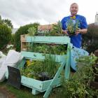 Mosgiel resident Rosanne Dee sells affordable, home-grown flowers and produce outside her home in...