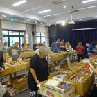 The Wanaka Rotary Club second-hand book fair attracts bibliophiles yesterday. PHOTO: KERRIE...