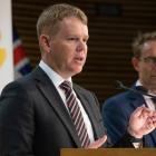 Covid Response Minister Chris Hipkins and Director General of Health Ashley Bloomfield. Photo;...