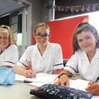 New Waitaki Girls’ High School year 9 pupils (from left) Neve Mavor, 
...