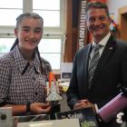 Southland Girls’ High School pupil Sophie Ineson (12) hosted US embassy Charge d’Affairs Kevin...