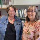 Otago Community Hospice co-ordinator of volunteers Rebecca Shaw (left) and biography service co...
