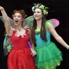 Several suitably dressed fairies, including Zara Anthony-Whigham (19, left) and Summer Johnson ...