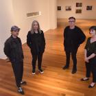 Local artists (from left) Ed Ritchie, Alexandra Kennedy, Justin Spiers and Octavia Cook have been...