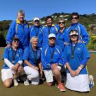 The Dunedin women's team which finished runner-up at the national intercentre championships in...