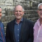 Attending a New Zealand Geotechnical Society conference in Dunedin yesterday are (from left) GNS...