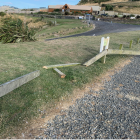 The late night rampage also damaged fences around the car park of the albatross colony. Photos:...