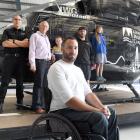 Rob Gillan prepares to head to the sky in a rescue helicopter to celebrate the 20th anniversary...