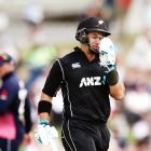Ross Taylor during the second ODI against England in Tauranga. Photo: Getty Images